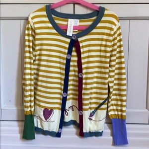 Matilda Jane Paint by Numbers Old Gold cardigan